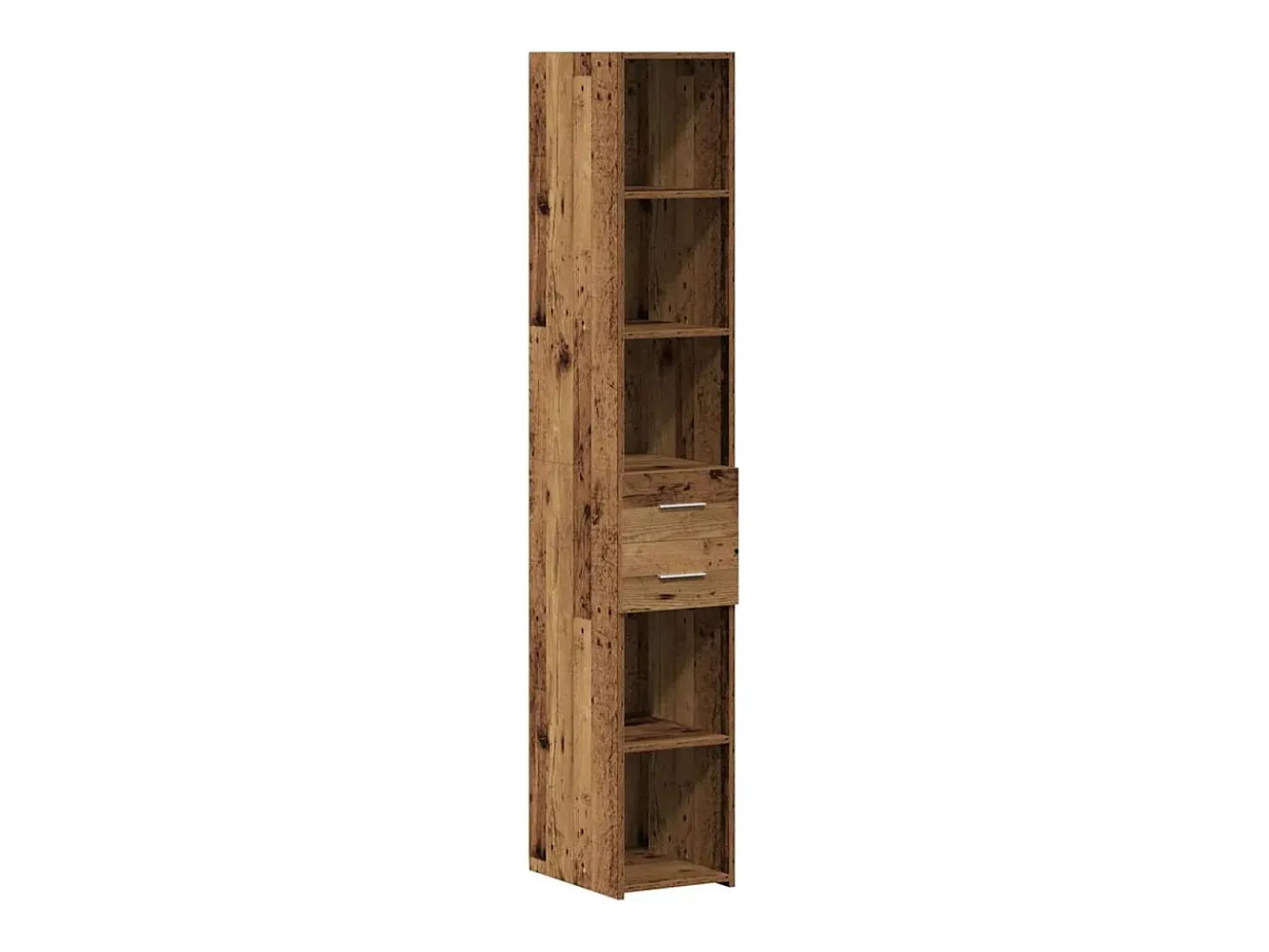 Armario de almacenamiento 2 pcs Madera vieja 30 x 42,5 x 225 cm