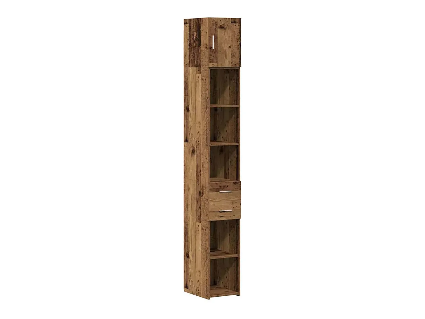 Armario de almacenamiento 2 pcs Madera vieja 30 x 42,5 x 225 cm