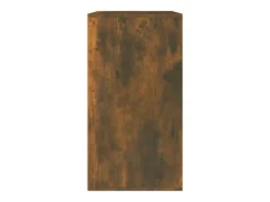 Armario de maquillaje madera color roble ahumado 80x40x75 cm