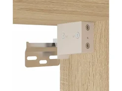 Armario de pared 2 unidades roble Sonoma 69,5x34x90 cm