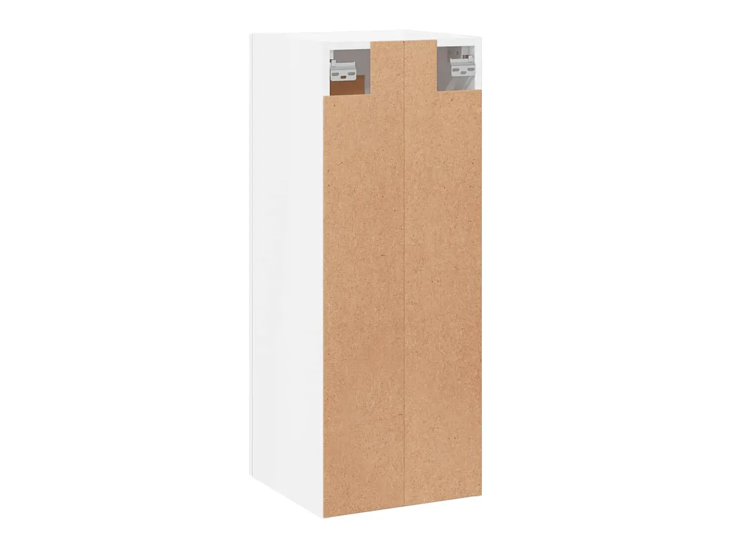 Armario de pared blanco brillo 34,5x34x90 cm madera de ingeniería