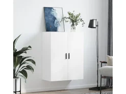 Armario de pared blanco 69,5x34x90 cm