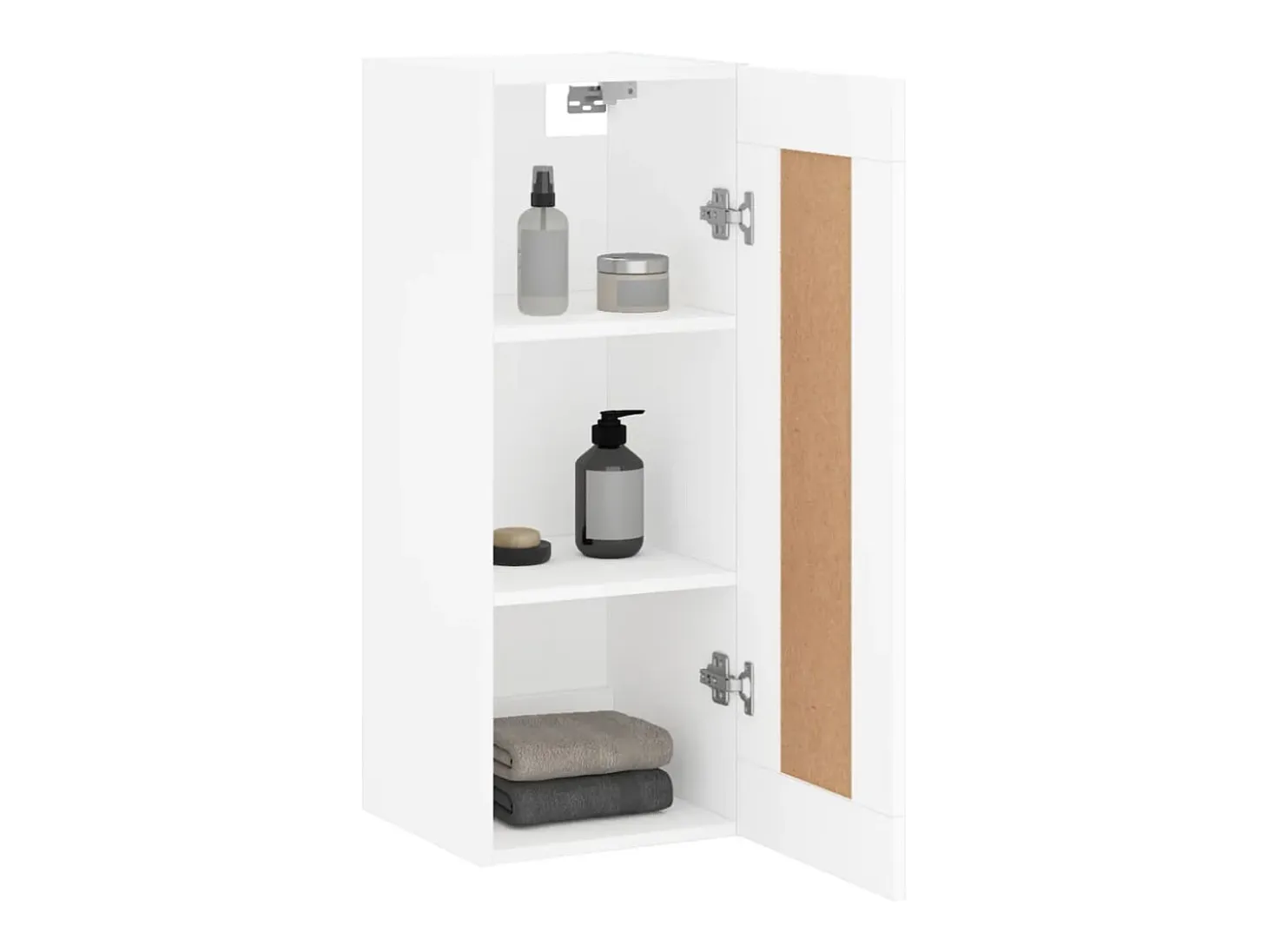 Armario de pared blanco 34,5x34x90 cm madera de ingeniería