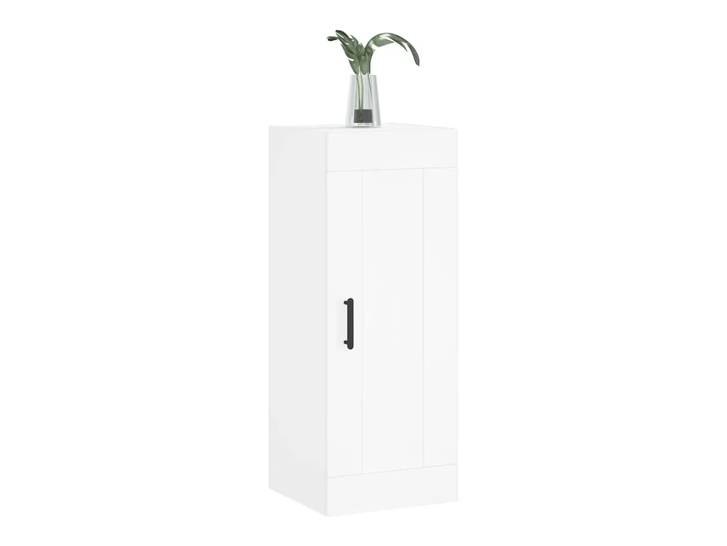 Armario de pared blanco 34,5x34x90 cm madera de ingeniería