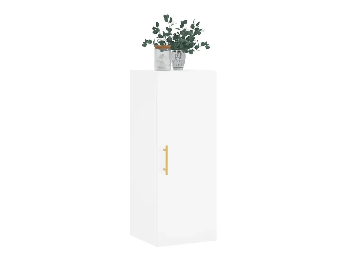 Armario de pared blanco 34,5x34x90 cm