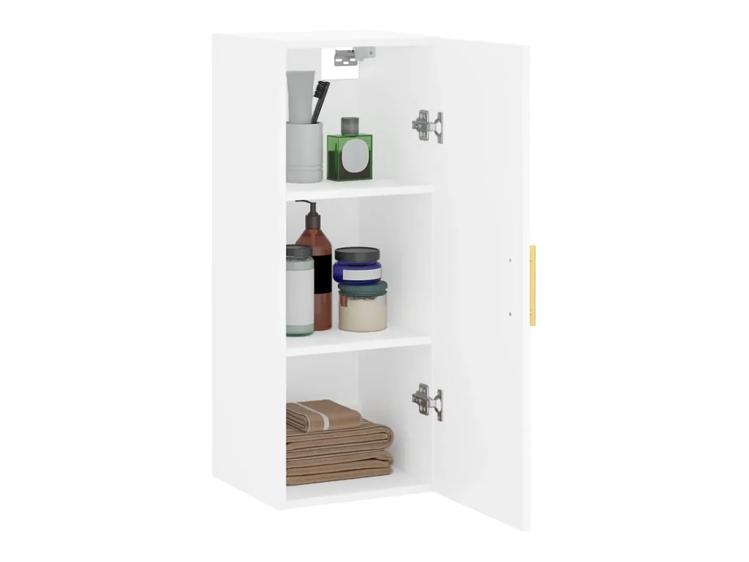 Armario de pared blanco 34,5x34x90 cm