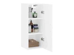 Armario de pared blanco 34,5x34x90 cm madera de ingeniería
