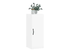 Armario de pared blanco 34,5x34x90 cm madera de ingeniería