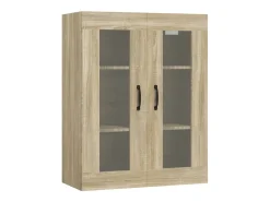Armario de pared colgante de roble Sonoma 69,5x34x90 cm