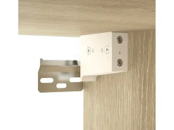 Armario de pared colgante de roble Sonoma 69,5x34x90 cm