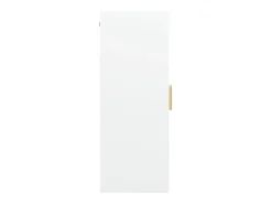 Armario de pared colgante blanco 69,5x34x90 cm