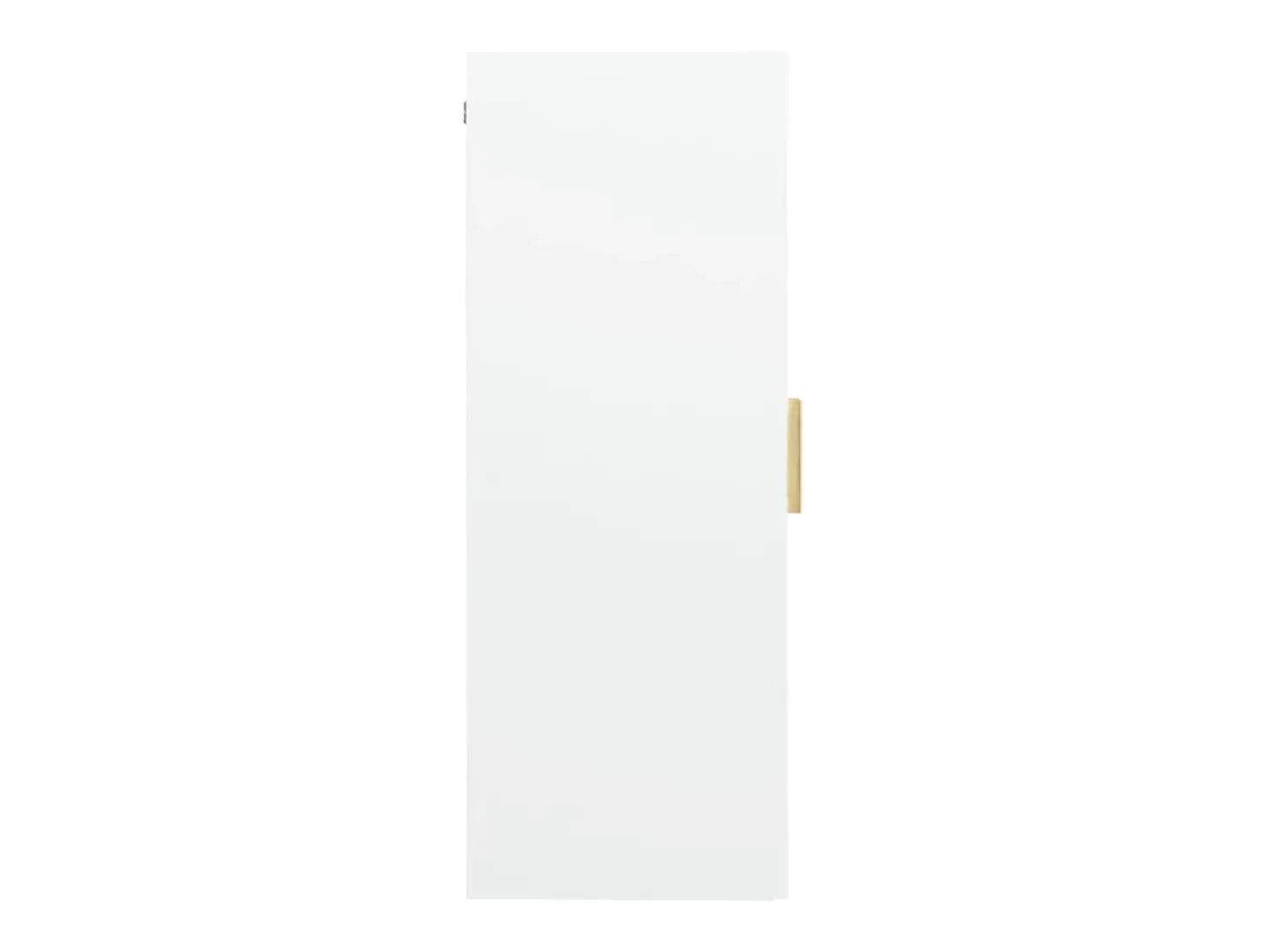 Armario de pared colgante blanco 69,5x34x90 cm