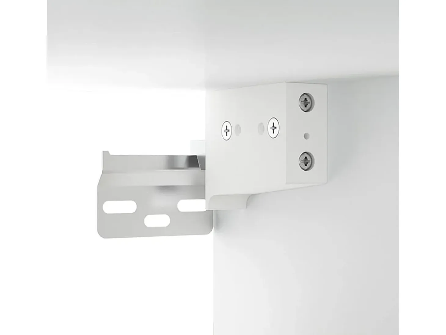 Armario de pared colgante blanco 69,5x34x90 cm