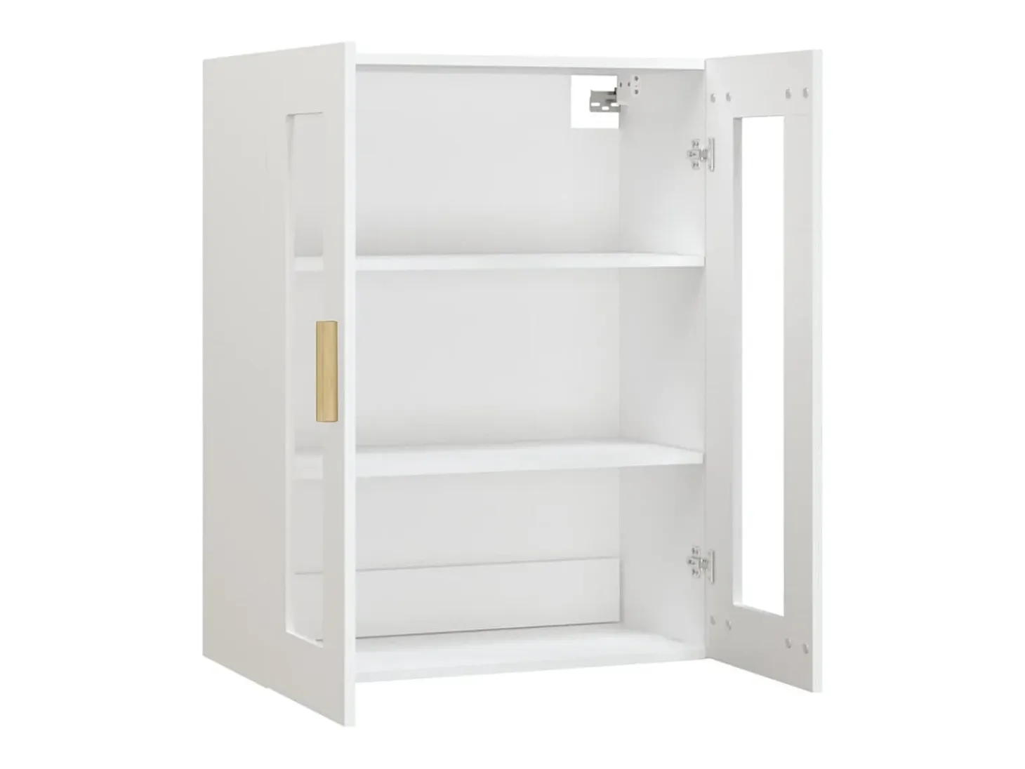Armario de pared colgante blanco 69,5x34x90 cm
