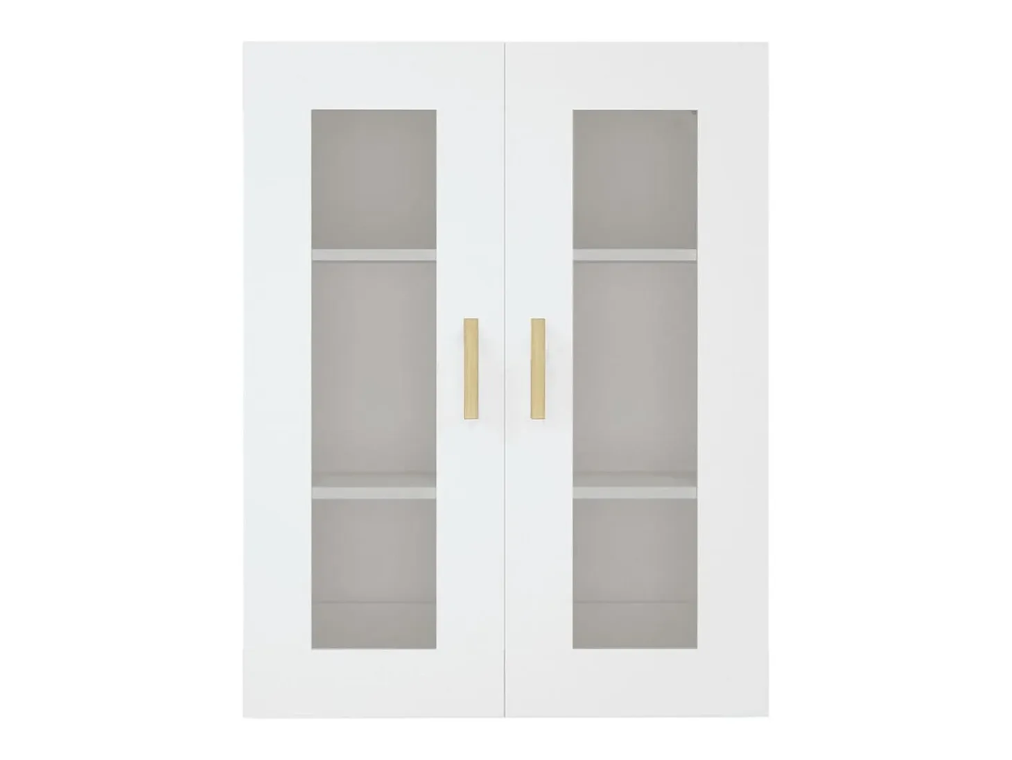 Armario de pared colgante blanco 69,5x34x90 cm