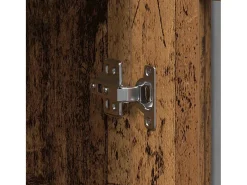 Armario de pared con puertas de cristal - Madera antigua - 69,5 x 34 x 90 cm