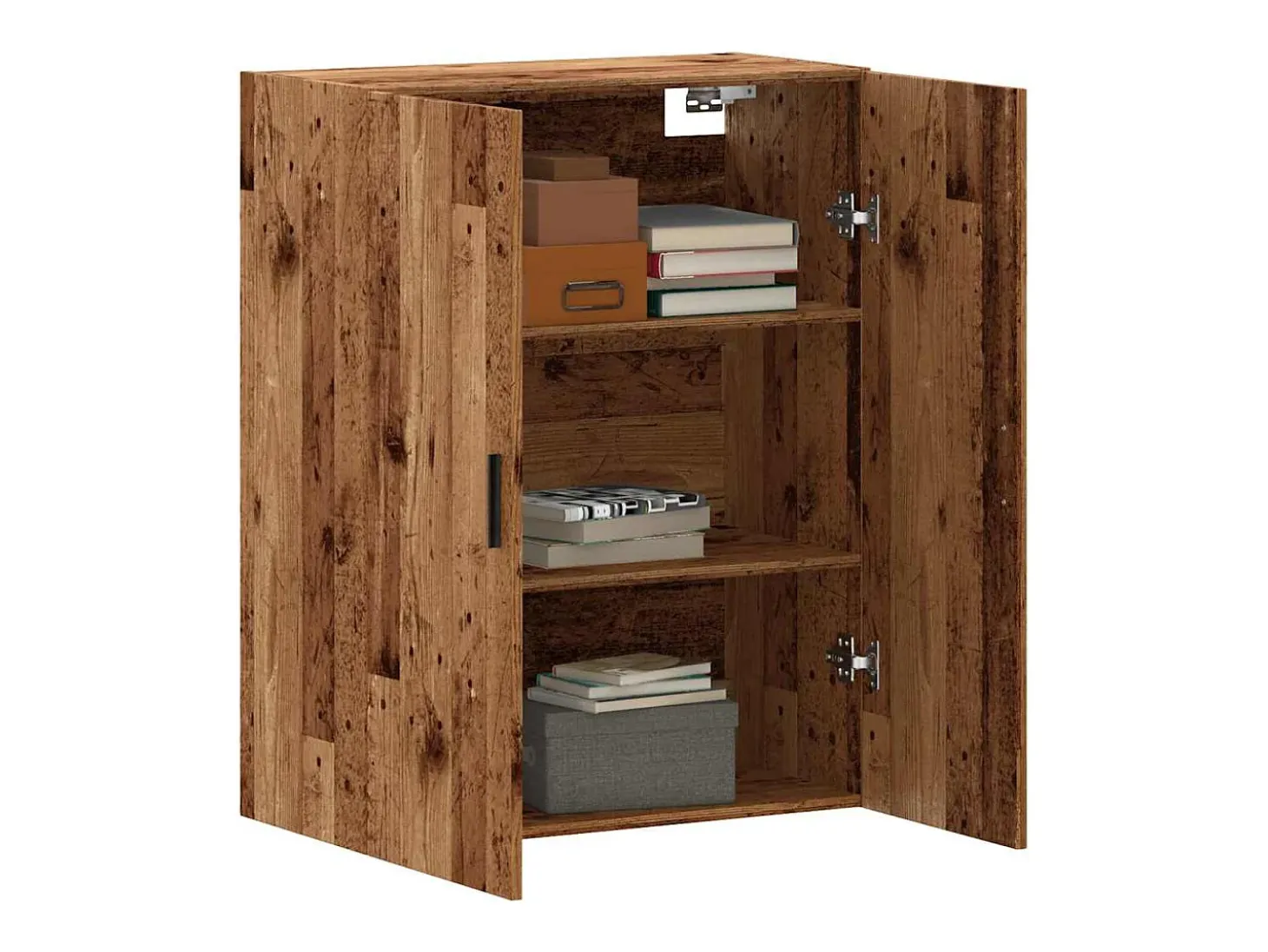 Armario de pared de madera antigua 69,5x34x90 cm