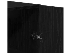 Armario de pared de roble negro 69,5x34x90 cm Madera reconstituida
