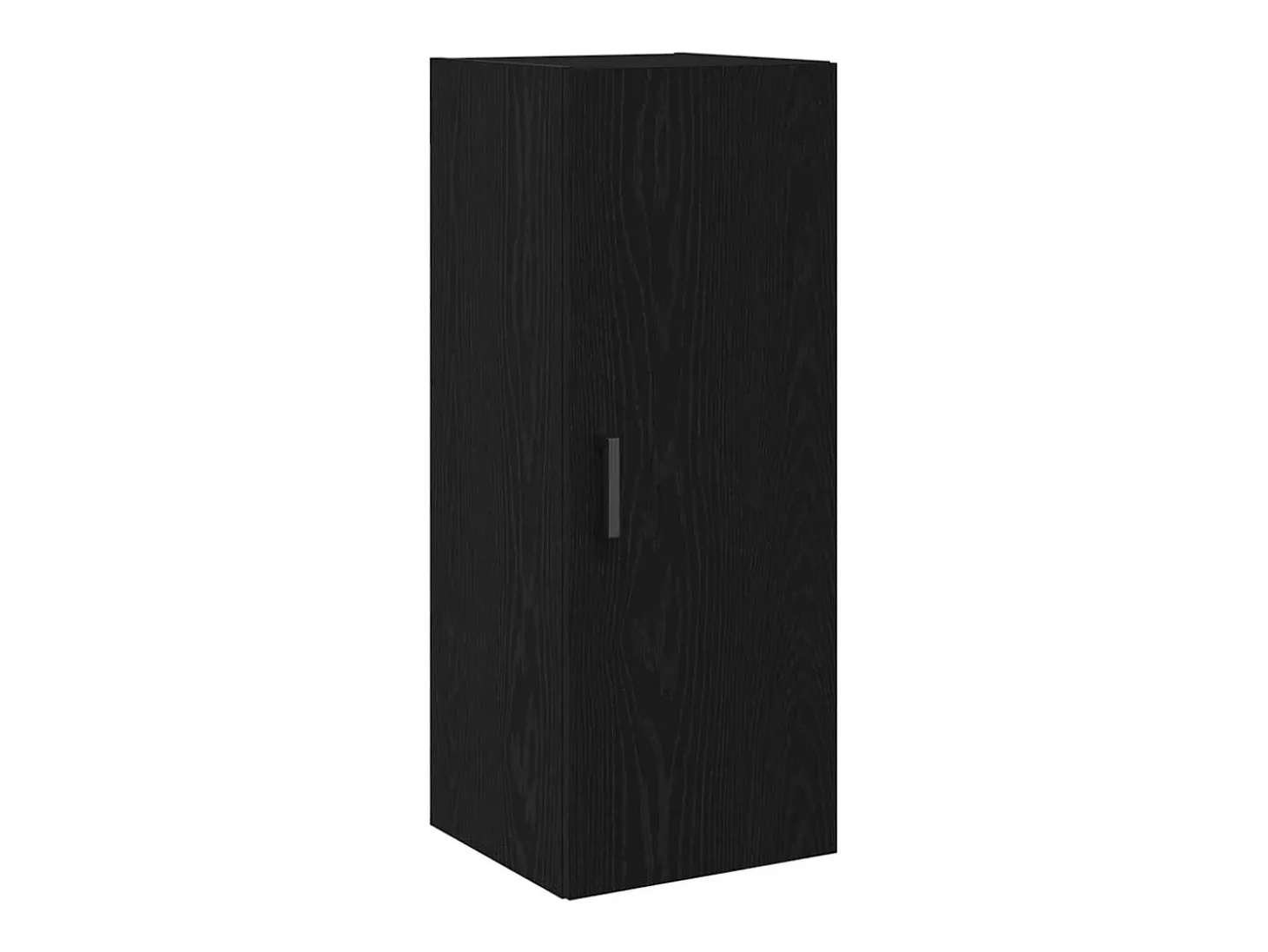Armario de pared de roble negro 34,5 x 34 x 90 cm Madera de ingeniería