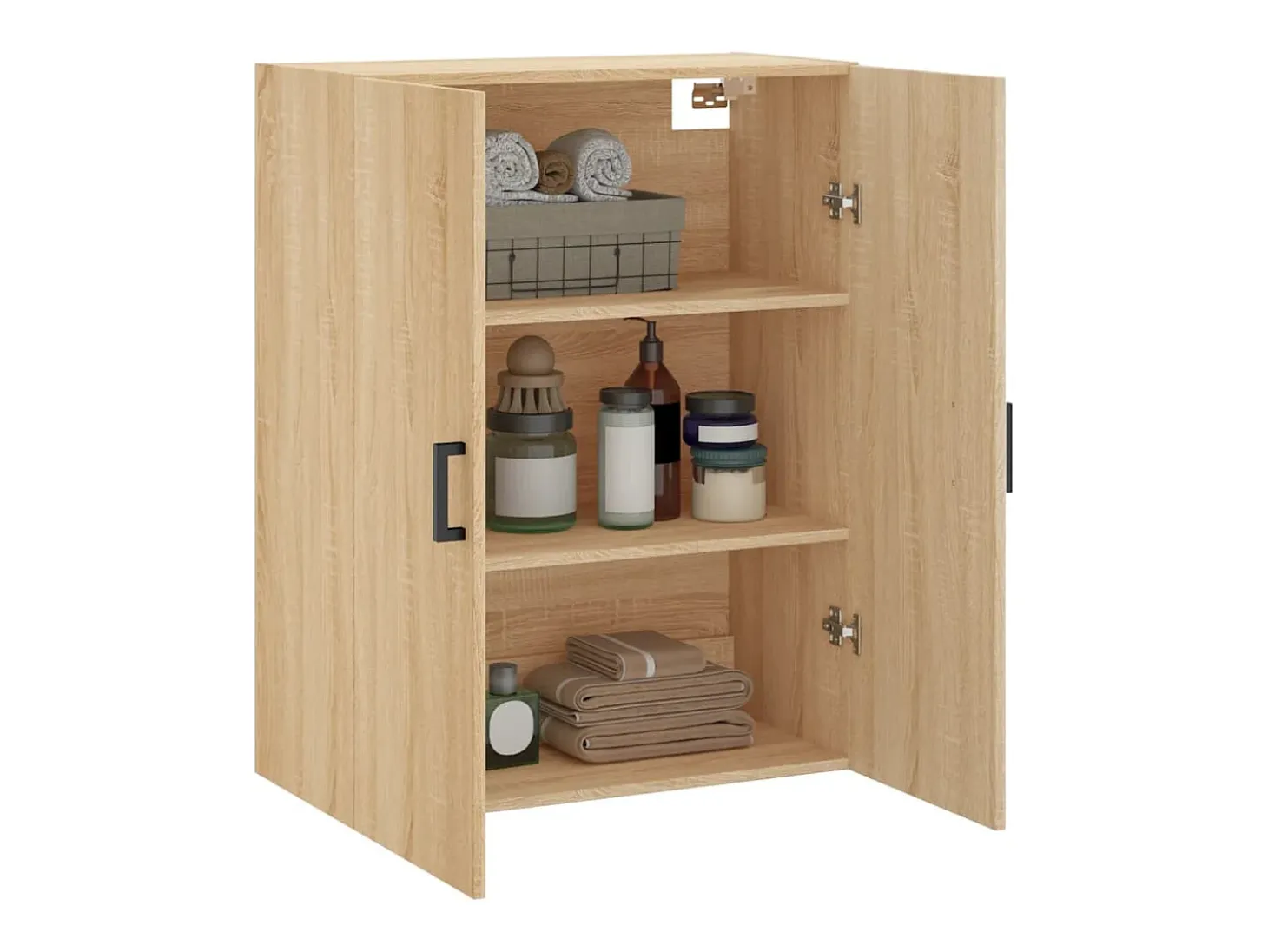 Armario de pared de roble Sonoma 69,5x34x90 cm