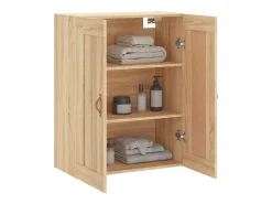 Armario de pared de roble Sonoma 69,5x34x90 cm madera de ingeniería