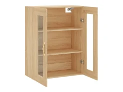 Armario de pared de roble Sonoma 69,5x34x90 cm
