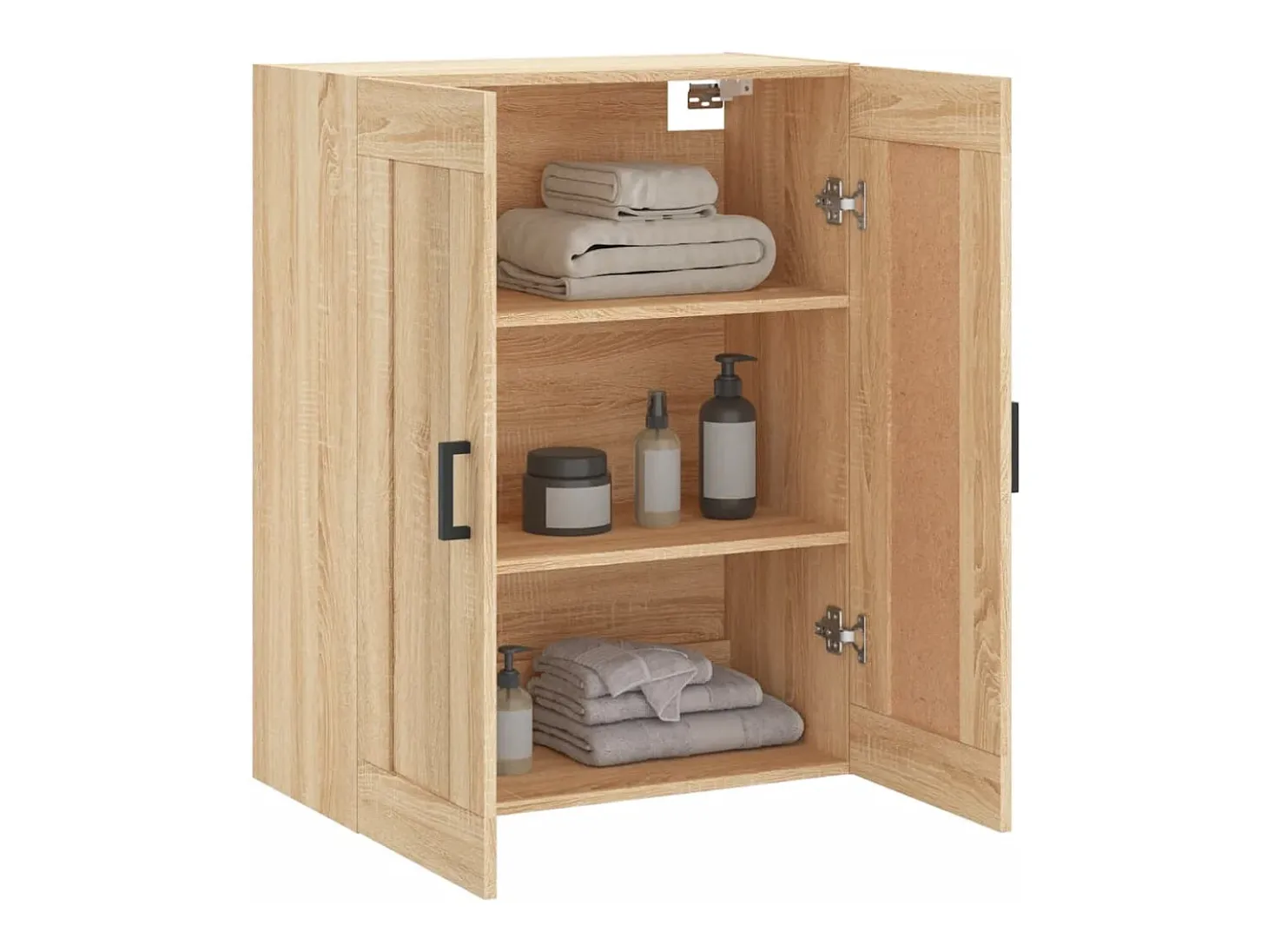 Armario de pared de roble Sonoma 69,5x34x90 cm madera de ingeniería