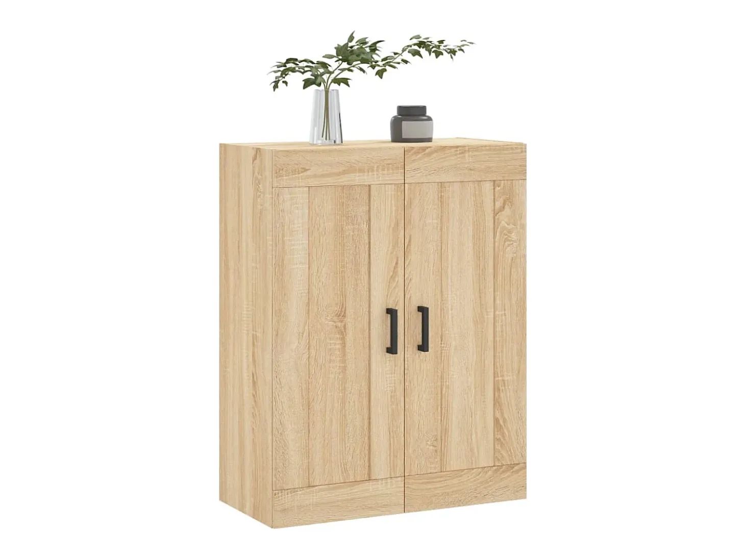 Armario de pared de roble Sonoma 69,5x34x90 cm madera de ingeniería