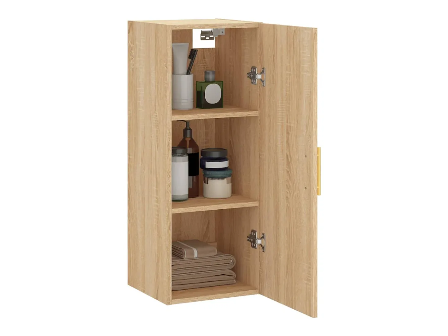 Armario de pared de roble Sonoma 34,5x34x90 cm