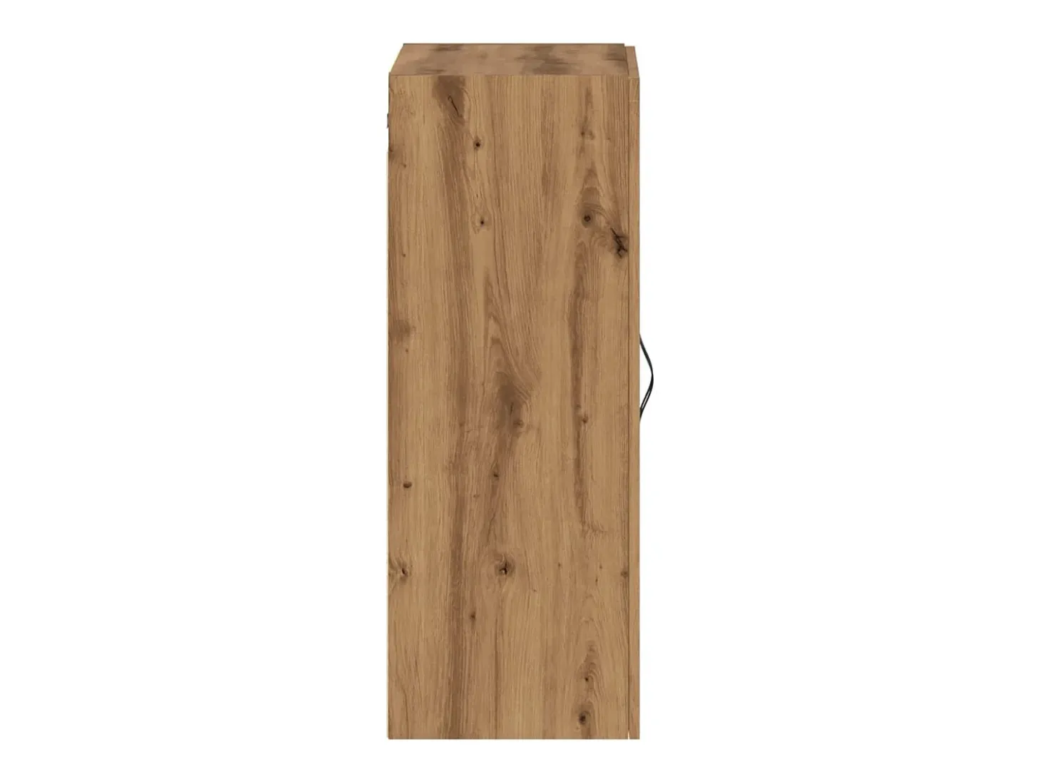 Armario de pared de roble hecho a mano 69,5x34x90 cm madera de ingeniería