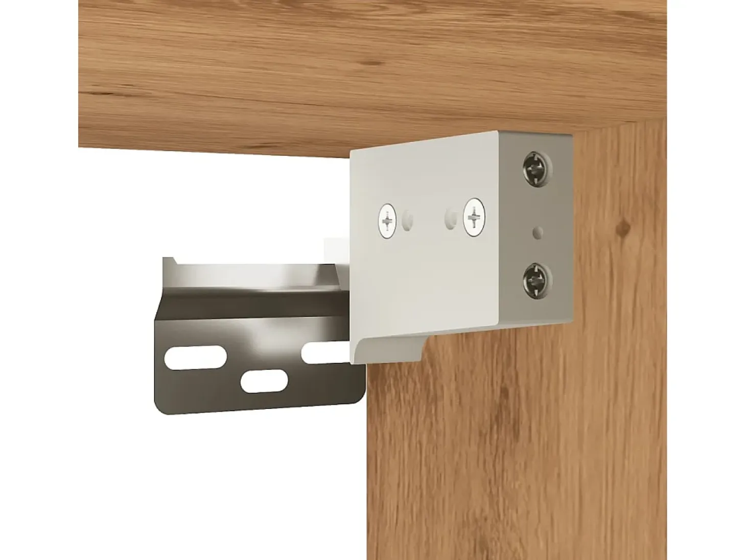 Armario de pared de roble hecho a mano 69,5x34x90 cm madera de ingeniería
