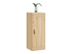 Armario de pared de roble Sonoma 34,5x34x90 cm madera de ingeniería