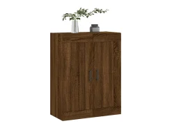 Armario de pared de roble marrón 69,5x34x90 cm madera de ingeniería