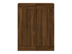 Armario de pared de roble marrón 69,5x34x90 cm madera de ingeniería