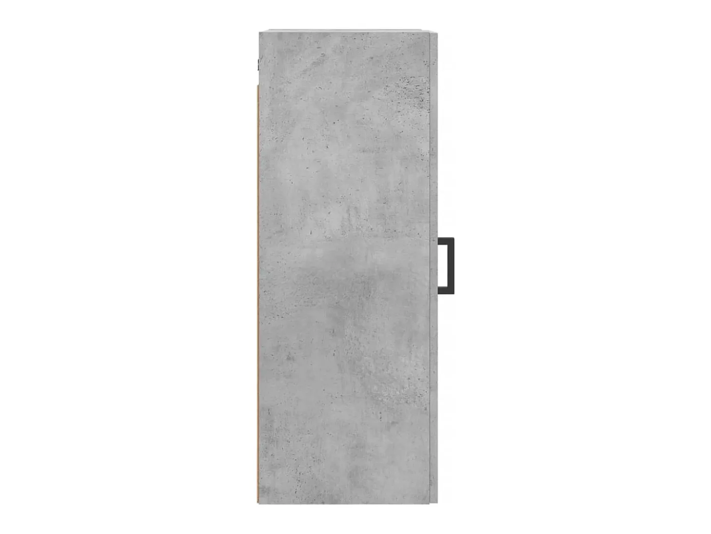 Armario de pared gris hormigón 34,5x34x90 cm