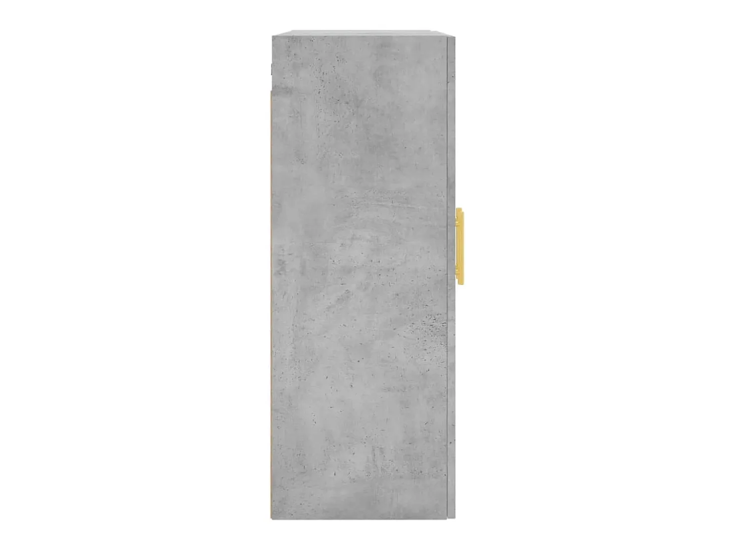Armario de pared gris hormigón 69,5x34x90 cm