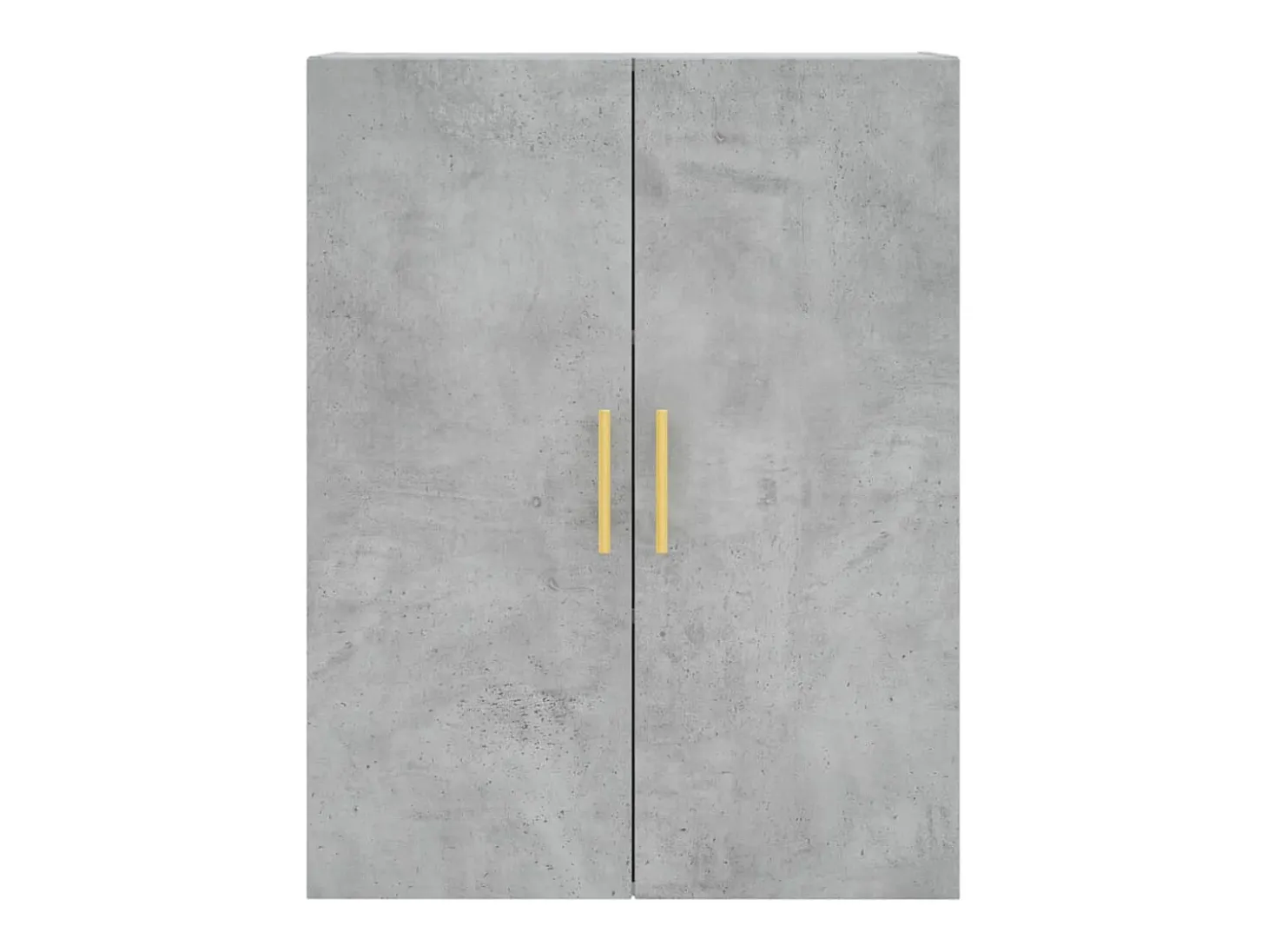 Armario de pared gris hormigón 69,5x34x90 cm