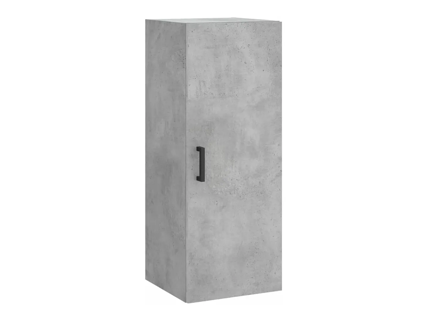 Armario de pared gris hormigón 34,5x34x90 cm