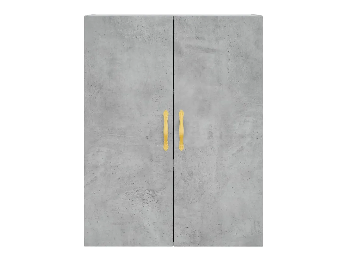 Armario de pared gris hormigón 69,5x34x90 cm
