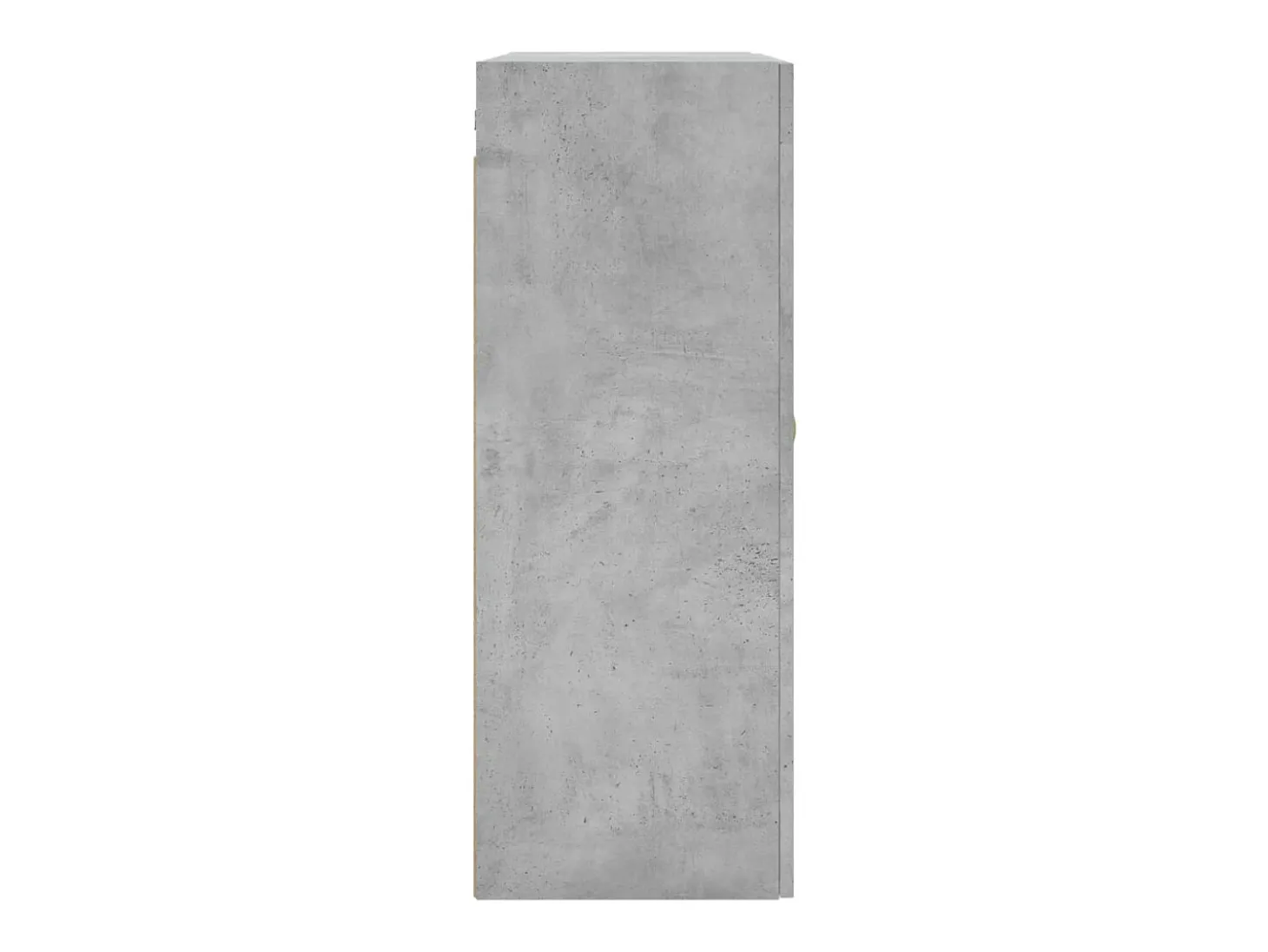 Armario de pared gris hormigón 69,5x34x90 cm