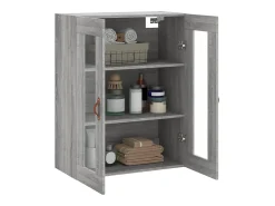 Armario de pared gris Sonoma 69,5x34x90 cm