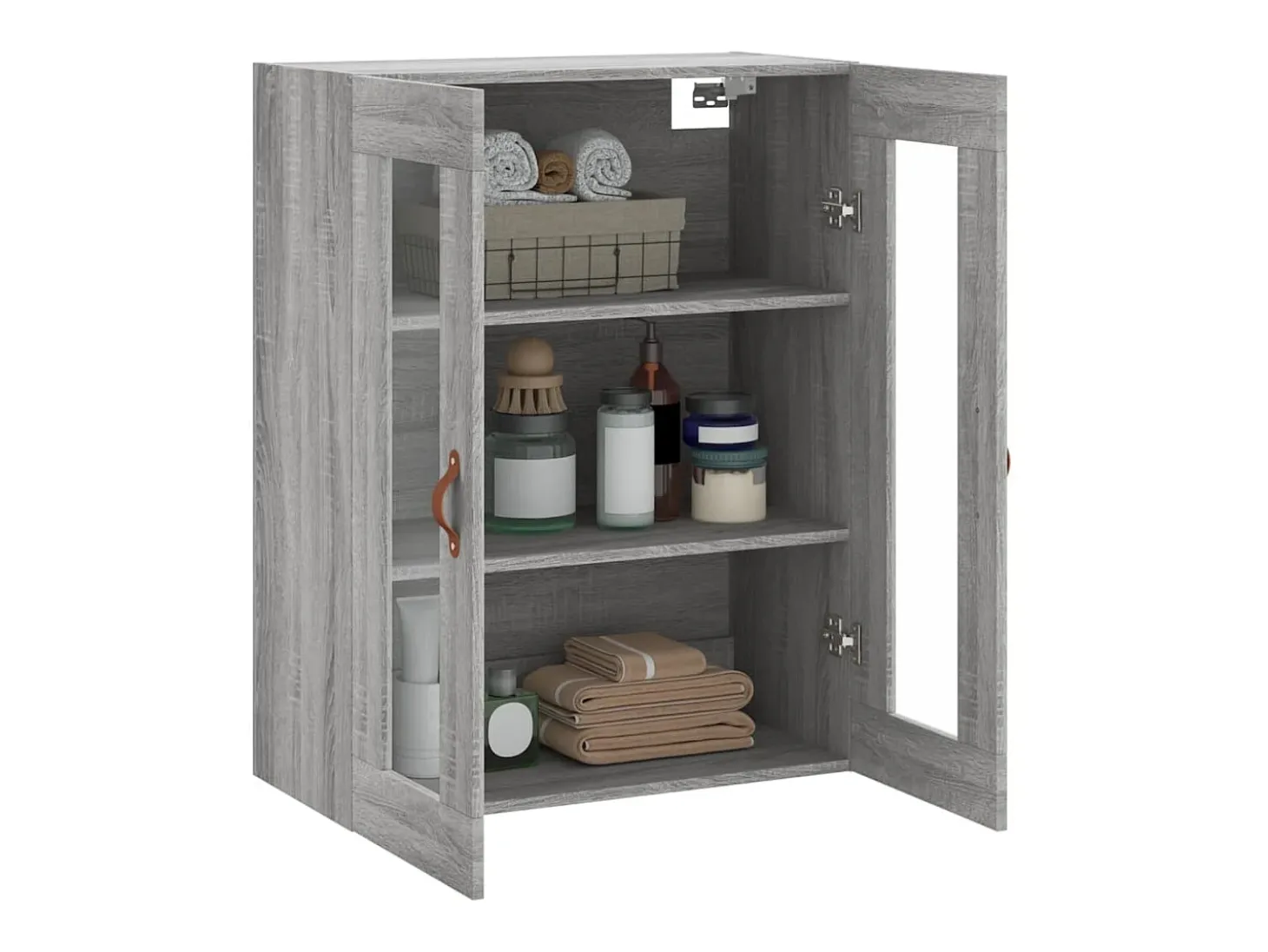 Armario de pared gris Sonoma 69,5x34x90 cm