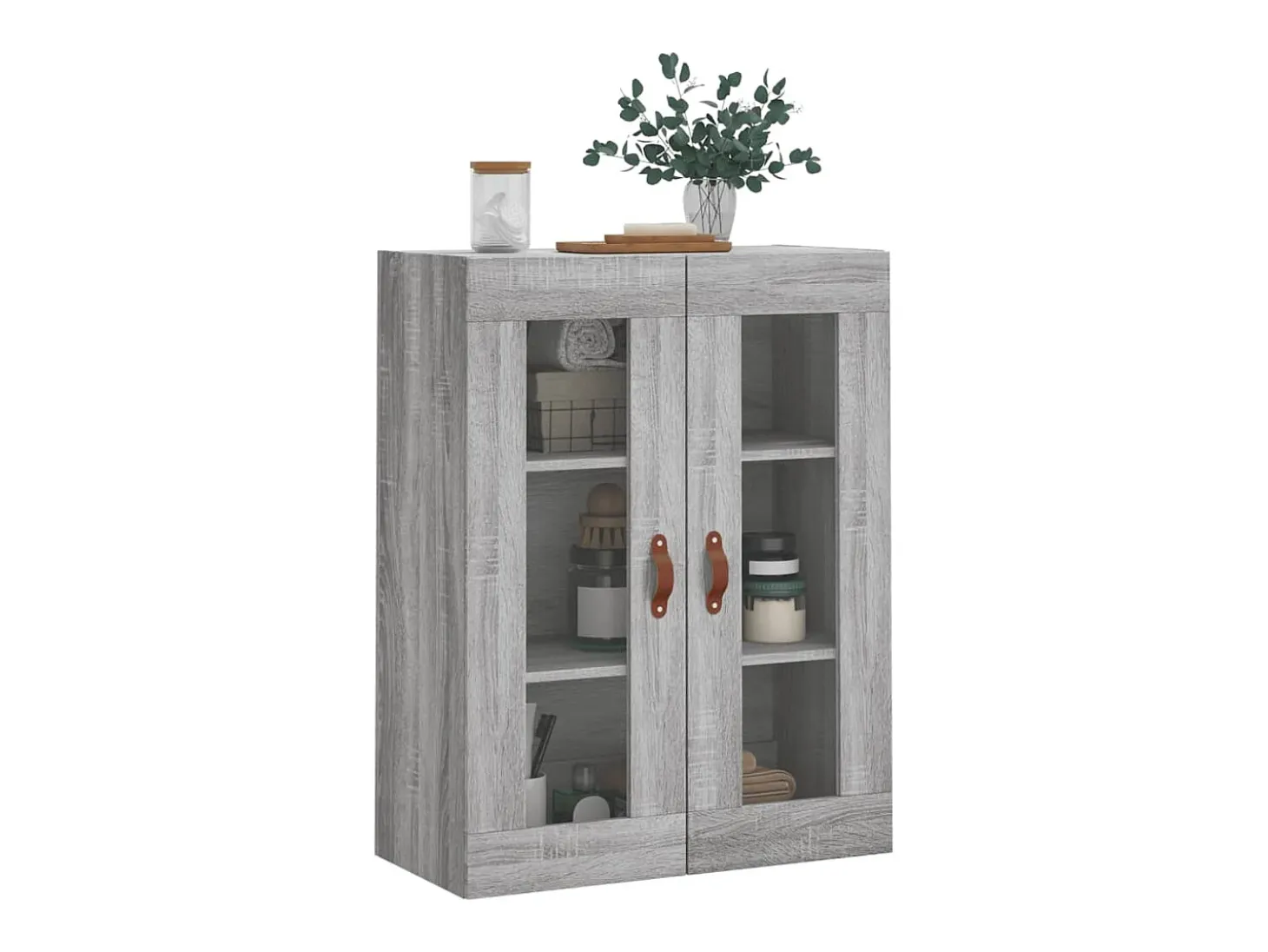 Armario de pared gris Sonoma 69,5x34x90 cm