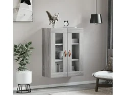 Armario de pared gris Sonoma 69,5x34x90 cm