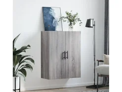 Armario de pared gris Sonoma 69,5x34x90 cm