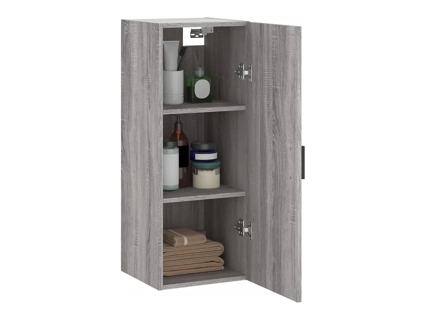 Armario de pared gris Sonoma 34,5x34x90 cm
