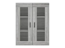 Armario de pared gris Sonoma 69,5x34x90 cm
