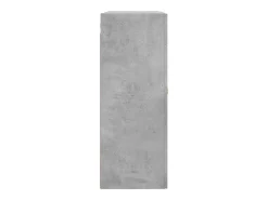 Armario de pared madera ingeniería gris hormigón 69,5x34x90 cm