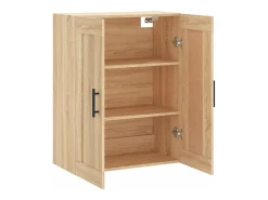 Armario de pared madera ingeniería roble Sonoma 69,5x34x90 cm