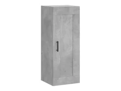 Armario de pared madera ingeniería gris hormigón 34,5x34x90 cm